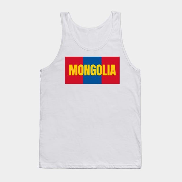 Mongolia Flag Colors Tank Top by aybe7elf